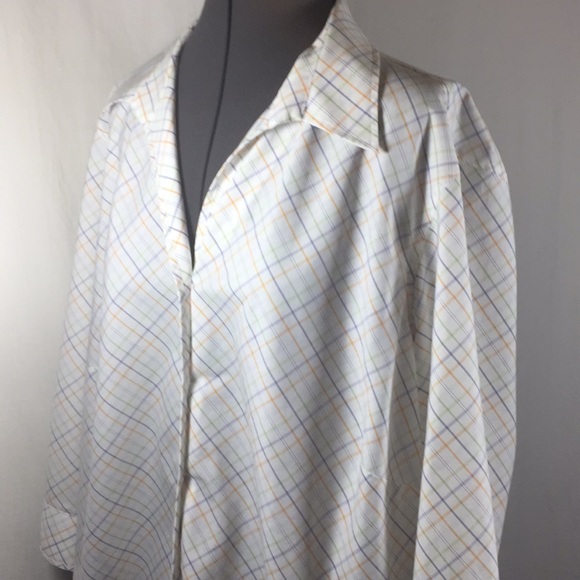 Lands’ End Multi Colored Top Blouse Size 22W